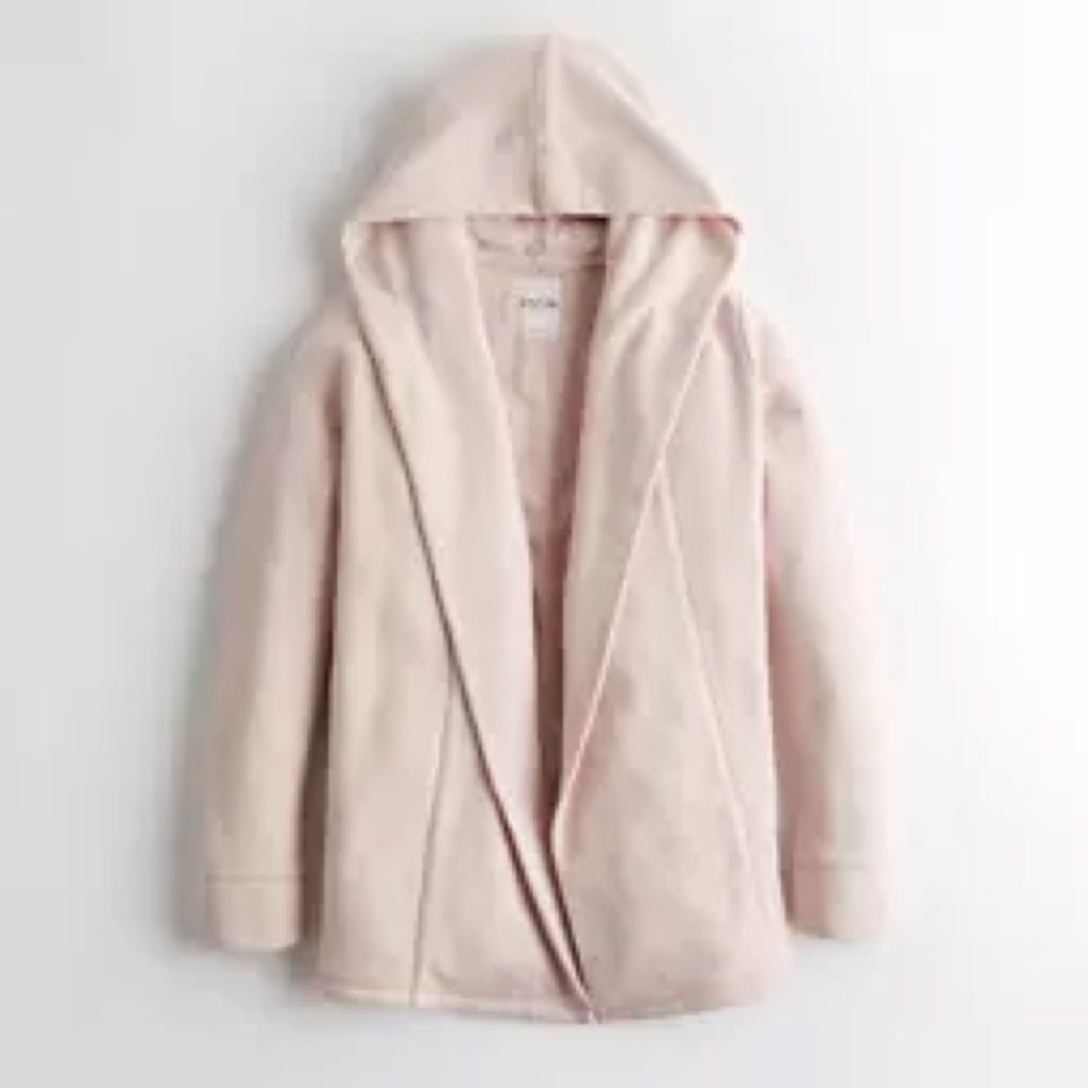 Gilly Hicks Hollister Light Pink Hooded Robe